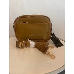 Kedzie® Sloane Crossbody Purse Bag Camel Color Neoprene New With Tags